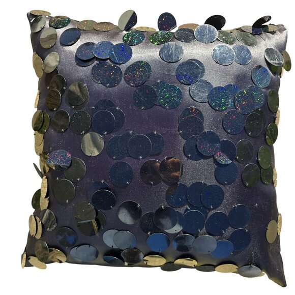 Disney Camp Rock Vintage Decorative Pillow Striped & Sequin - Picture 4 of 5